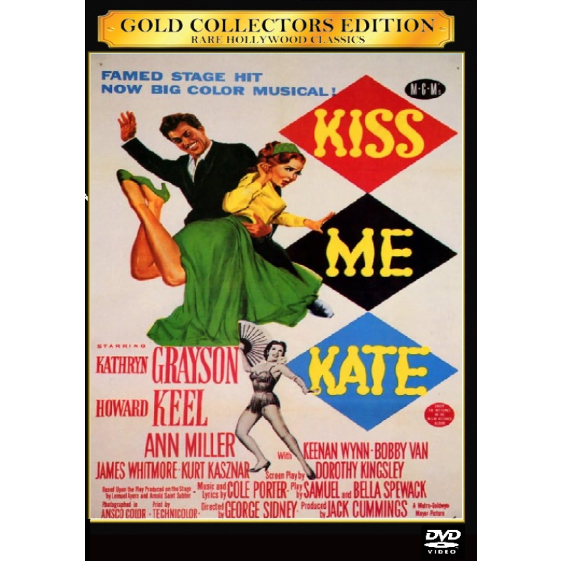 Kiss Me Kate (1953) - Kathryn Grayson - Howard Keel - Ann Miller - All Region - DVD